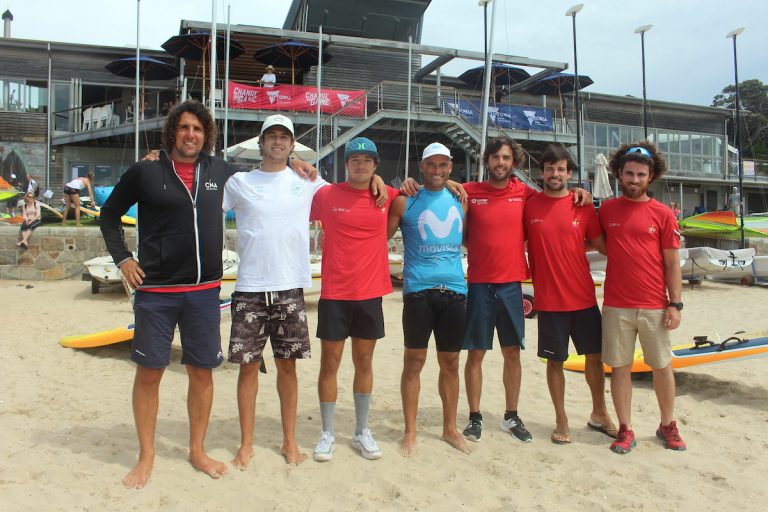 equipo pre olimpico RSX con Juanma Moreno