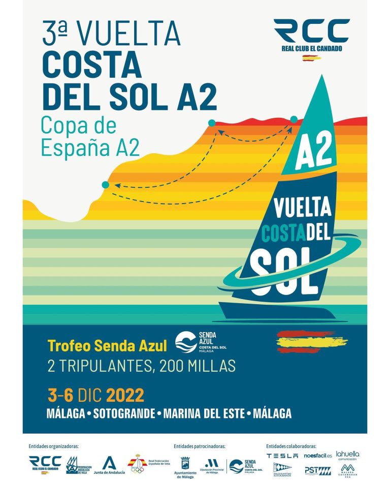 El RC El Candado presenta este miércoles la regata Vuelta Costa del Sol A2, Trofeo Senda Azul