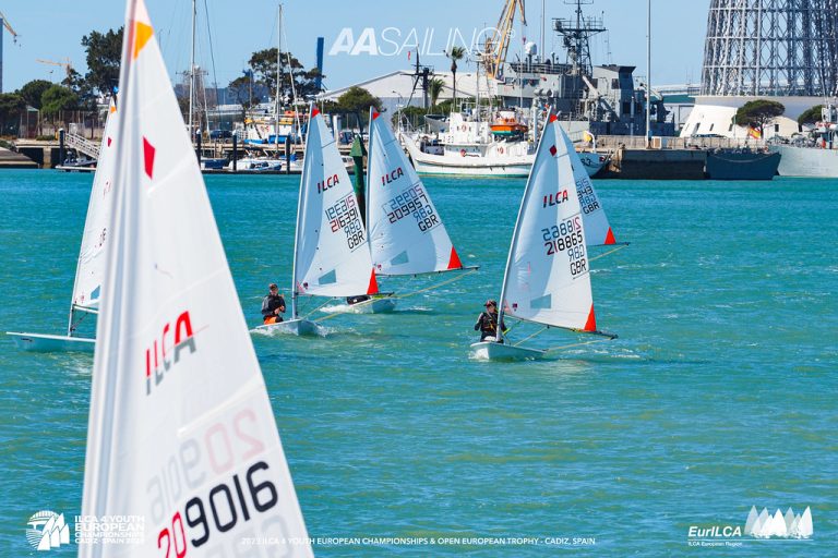 El Campeonato de Europa de ILCA 4 conquista Cádiz