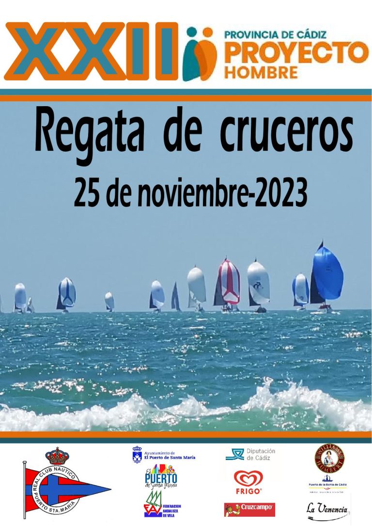 Este sábado se cumplen 22 años de la Regata Proyecto Hombre en aguas de bahía de Cádiz