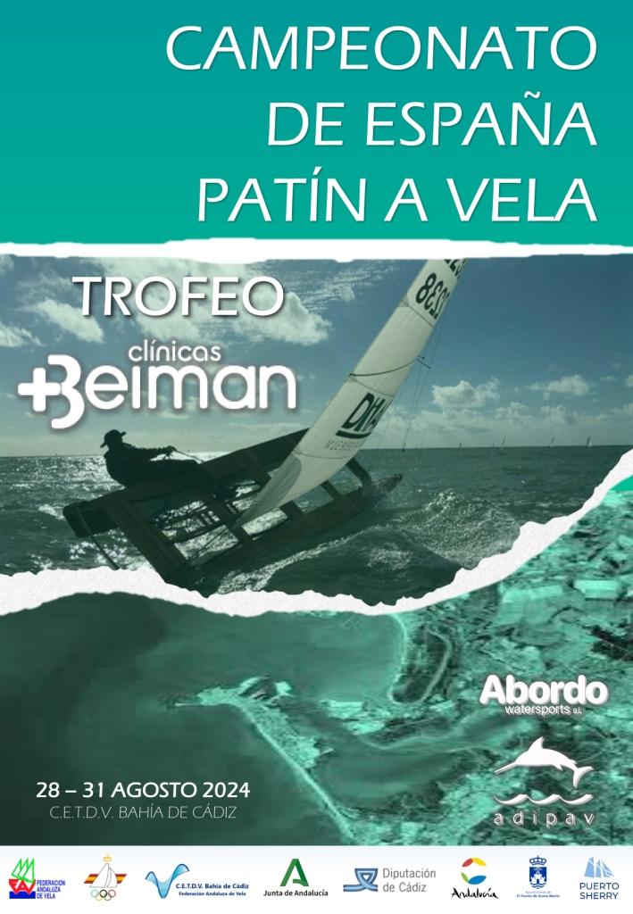 El remate al verano en aguas gaditanas lo pondrá el Campeonato de España de Patín a Vela