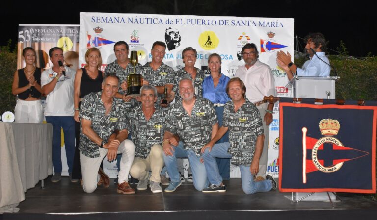 La entrega de trofeos de la 53ª Semana Náutica de El Puerto de Santa María baja el telón de una gran semana de regatas en la bahía gaditana