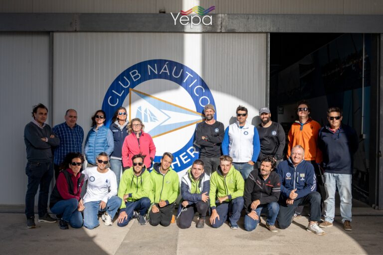 El CN Puerto Sherry destaca el valor del equipo humano en una nueva jornada marcada por el temporal