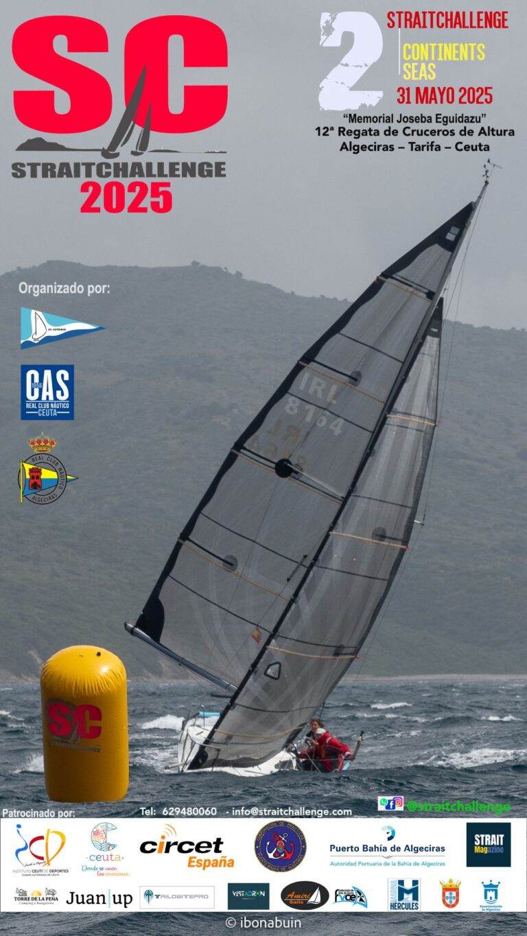 La Straitchallenge 2025 bate récords con casi 40 barcos inscritos para cruzar el Estrecho de Gibraltar