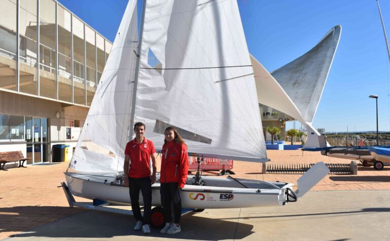 Jordi Xammar y Marta Cardona entrenan en el CETDV