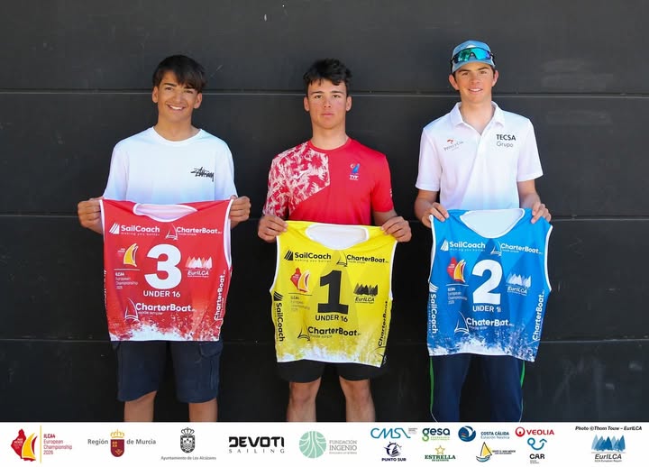 El sevillano Alfonso Murube mete a Andalucía en el grupo oro del europeo de ILCA 4