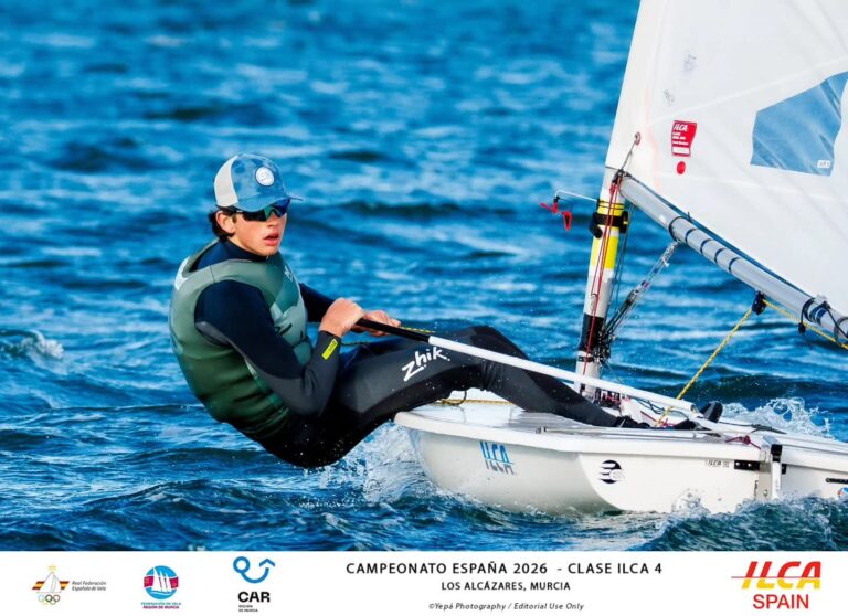Los sevillanos Alfonso e Ignacio Murube destacan en la 2ª prueba del circuito europeo EurILCA en Los Alcázares